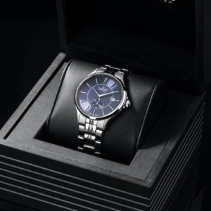 Silver Blue Watch